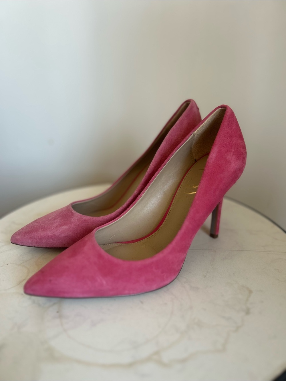 Sam Edelman Suede Pointed Toe Stiletto Pumps - Women's